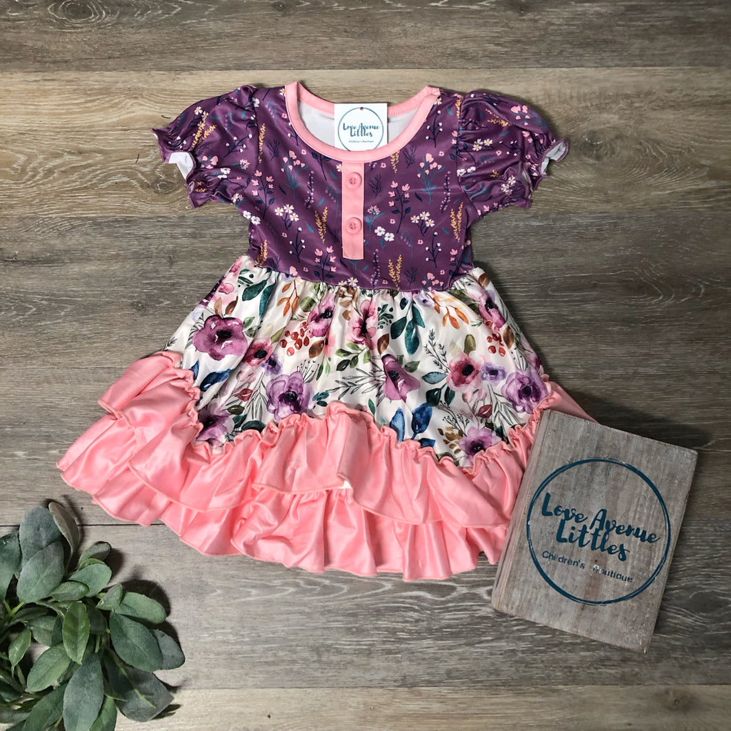 Floral Ruffle Dress